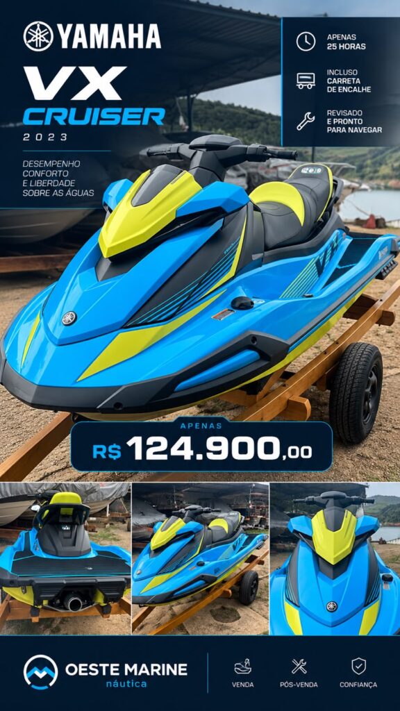 Yamaha VX Cruiser 2023 seminovo