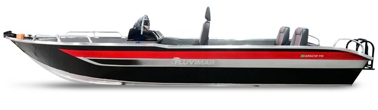 Lancha Fluvimar Apache Especial 170 — vista lateral
