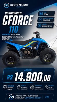 CFMOTO Quadriciclo CFORCE 110 2024 seminovo